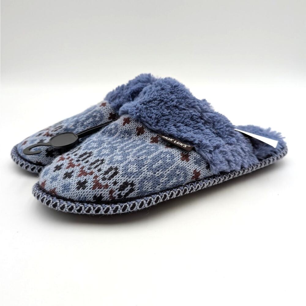 Muk Luks Frida Scuff Slipper Shoes Closed Toe Women's Moonstone Size US9-10 EU40
